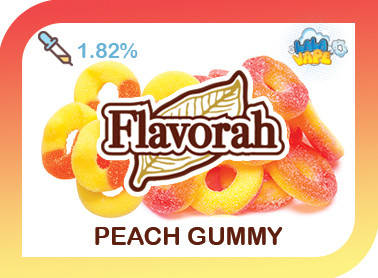 

Peach Gummy ароматизатор Flavorah (Персиковые желейки)
