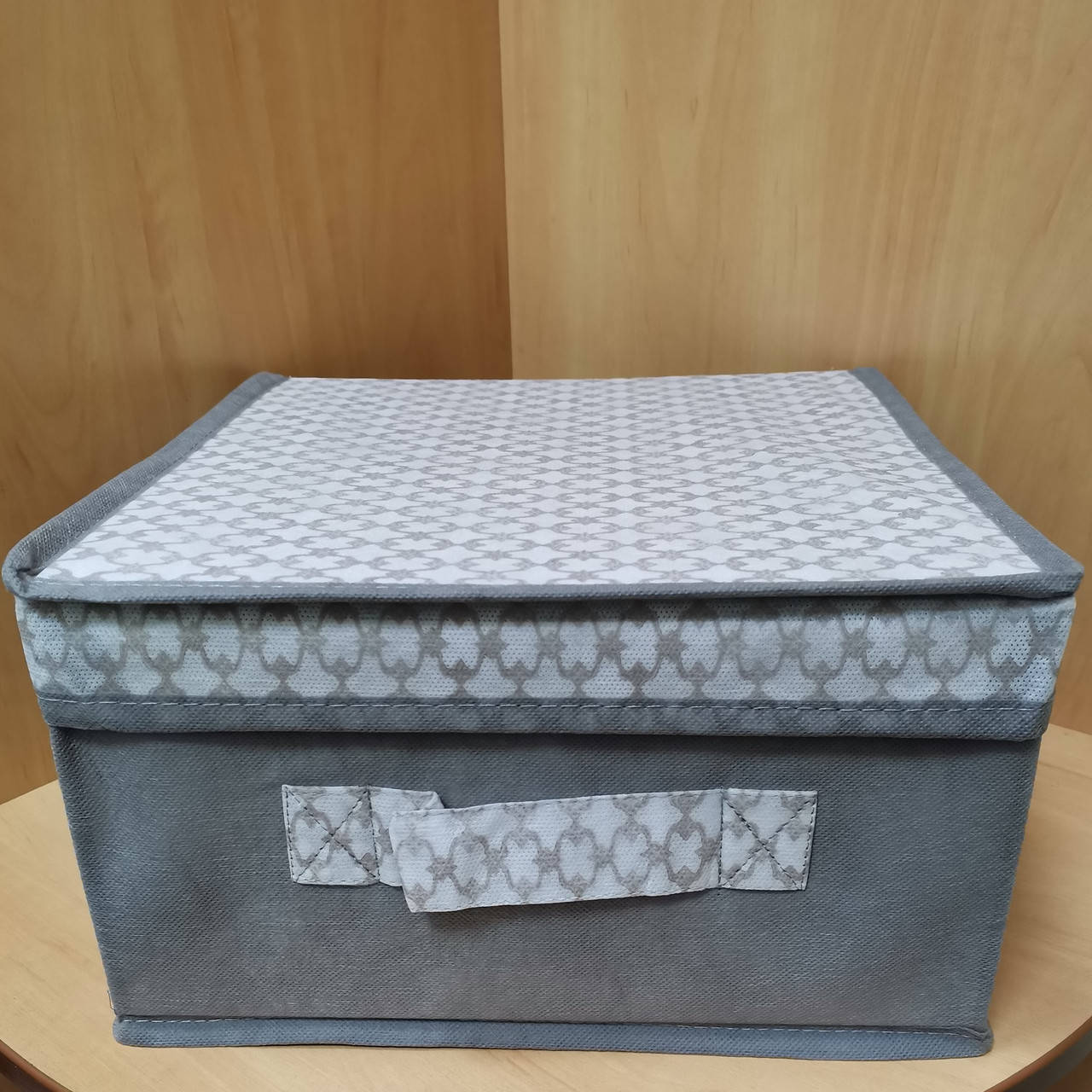 

Короб для хранения вещей 30*30*16 "French Grey" серый, Светло-серый