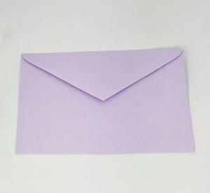 

Конверт лавандовый