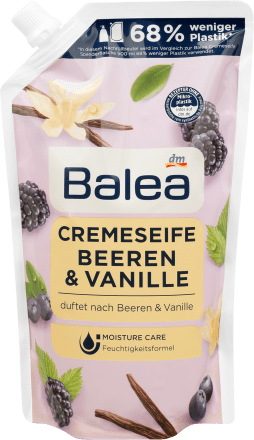 

Жидкое мыло BALEA Cremeseife Beeren &Vanille 500мл(запаска)
