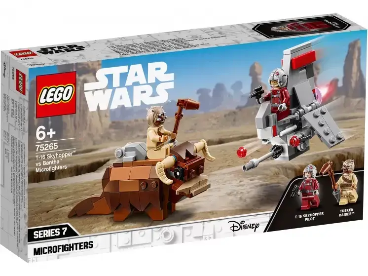 

LEGO ЛЕГО Star Wars Микрофайтеры: Скайхоппер T-16 против Банты 75265 (+подарок)