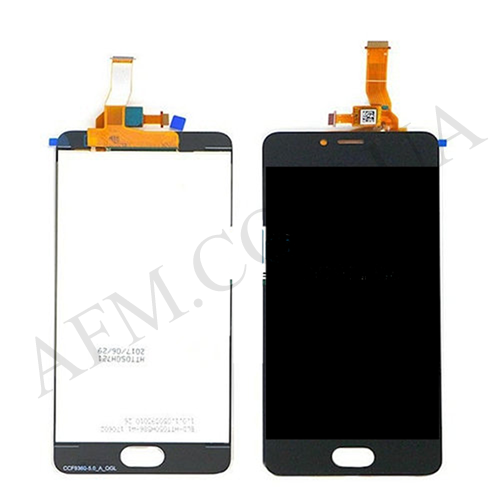 

Дисплей (LCD) Meizu M5c (M710h) с сенсором чёрный, Черный