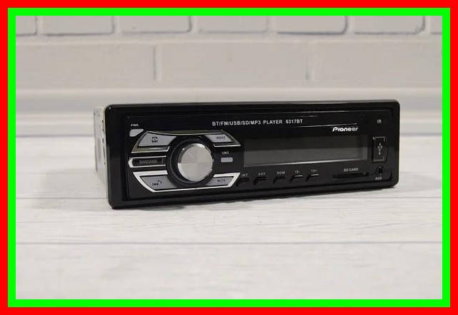 

Автомагнитола 1DIN MP3-6317BT RGB+Bluetooth+пульт / Автомобильная магнитола