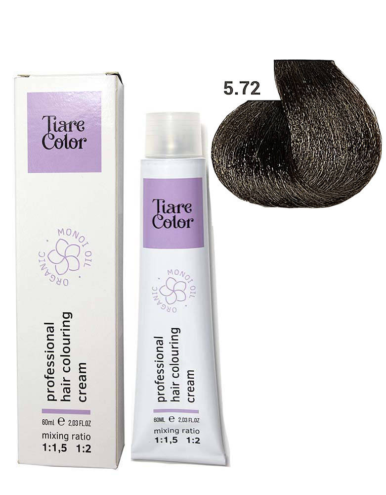 

5.72 Крем-краска для волос TIARE COLOR Hair Colouring Cream 60 мл