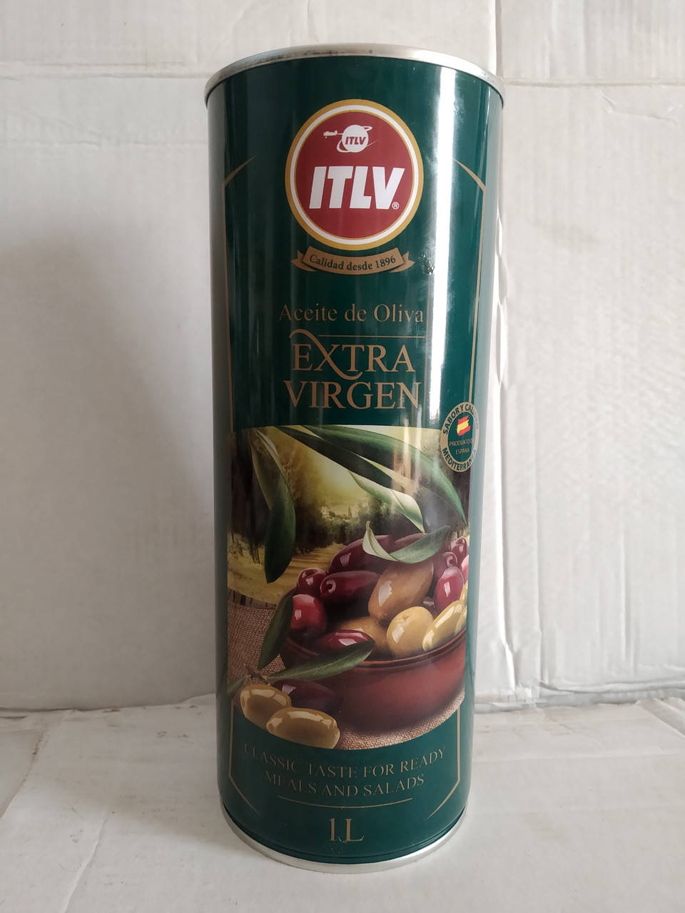 

Оливковое масло ITLV Extra Virgen 1л.ж\б