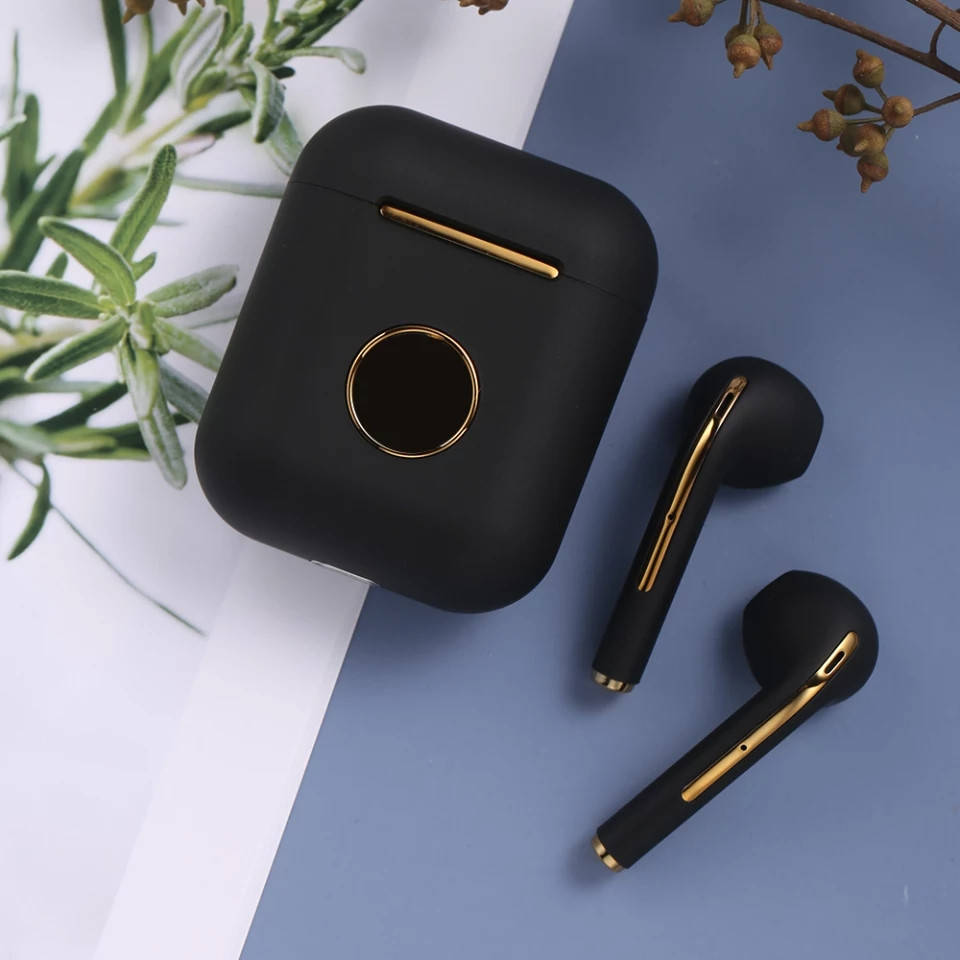 

TWS наушники вкладыши airpods pop up J18 upgrade, Черный