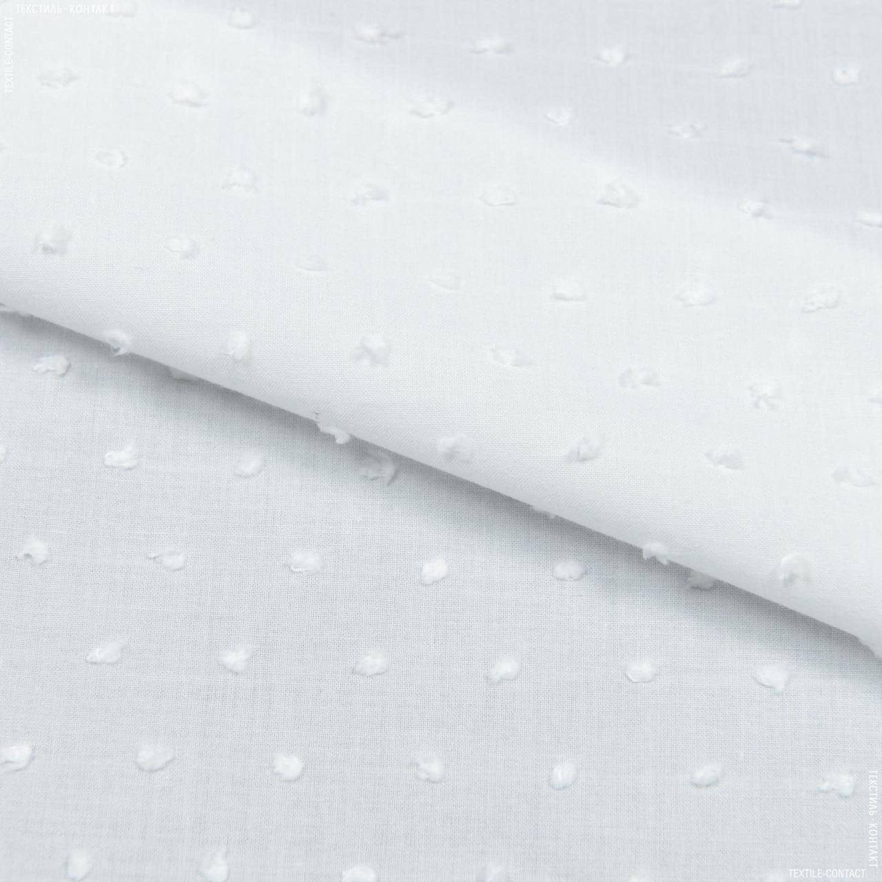 

Батист жаккард белый