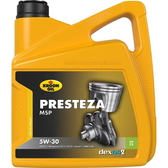 

Моторное масло KROON OIL Presteza MSP 5w30 ( 35137) 4л