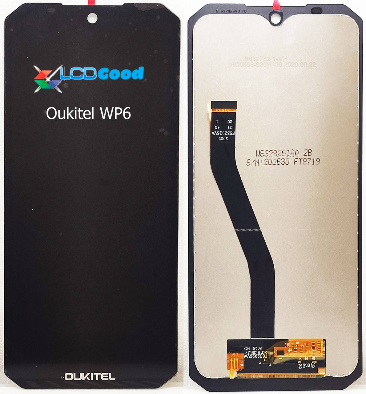 

Модуль ( дисплей + сенсор ) Oukitel WP6 Чорний, Черный