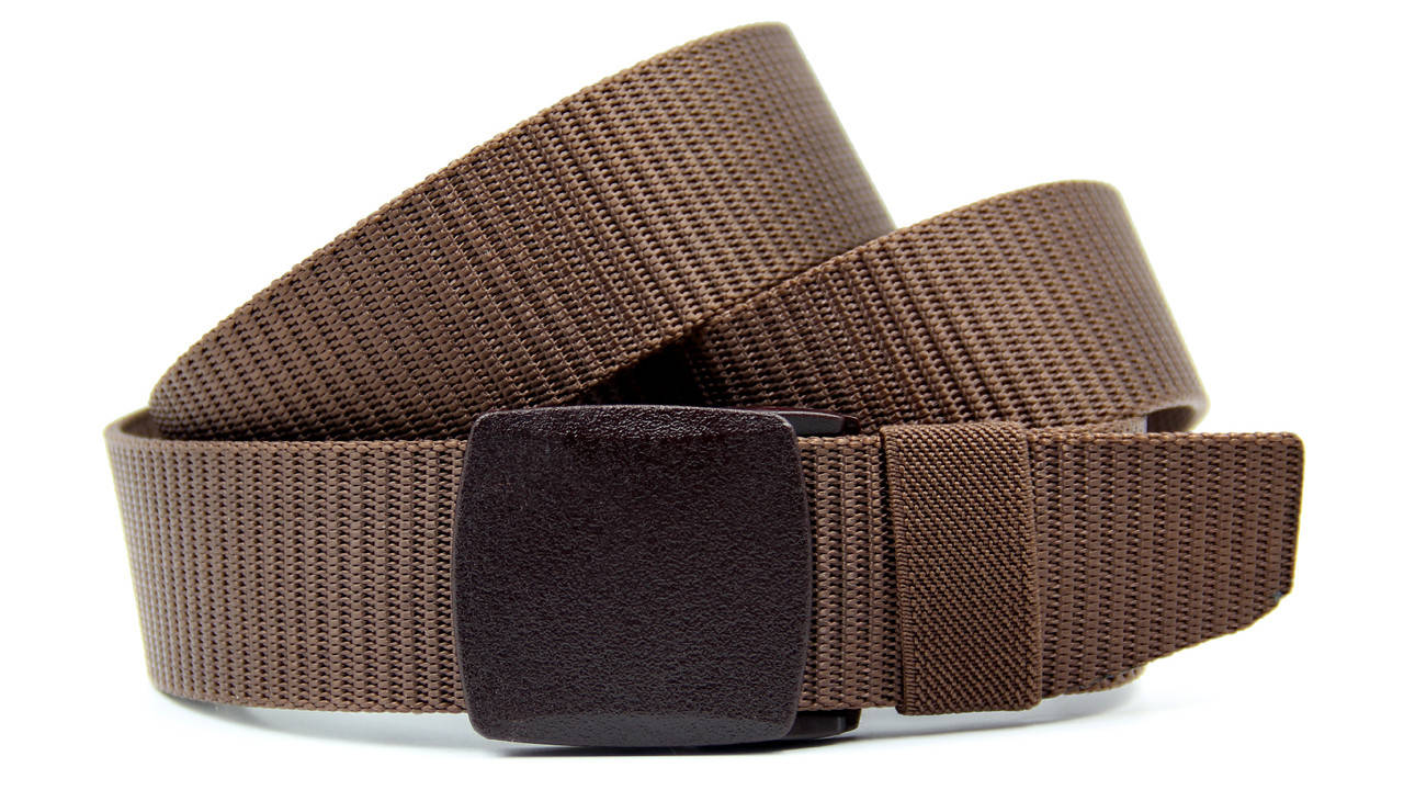 

Тканевый мужской ремень все цвета Коричневый