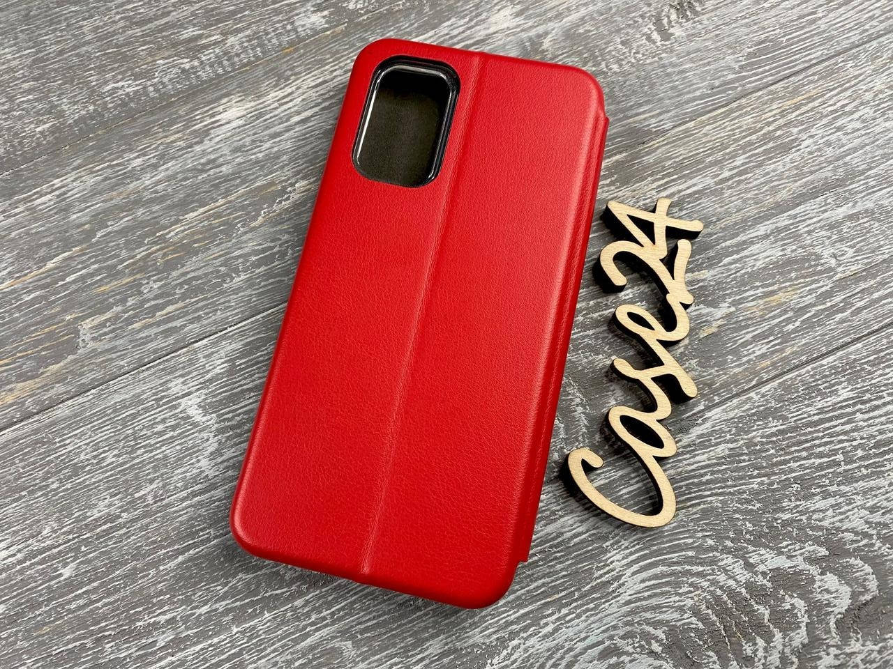 

Кожаный чехол книжка Elegant на Samsung Galaxy A32 (5 цветов) красный