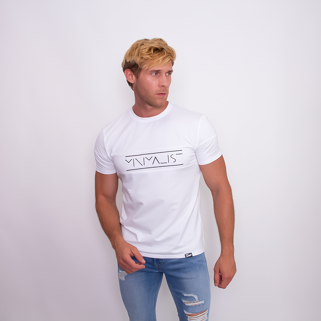 

Мужская футболка Teamv Minimal Белая XXL