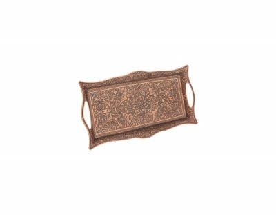 

Поднос прямоугольный бронзовый 25х15 см, Коричневый