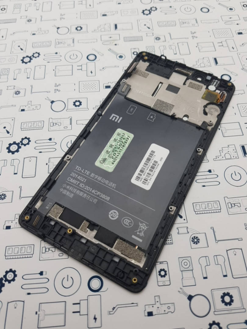 

С дефектом Дисплей Xiaomi Redmi Note модуль черный Сервисный оригинал с разборки