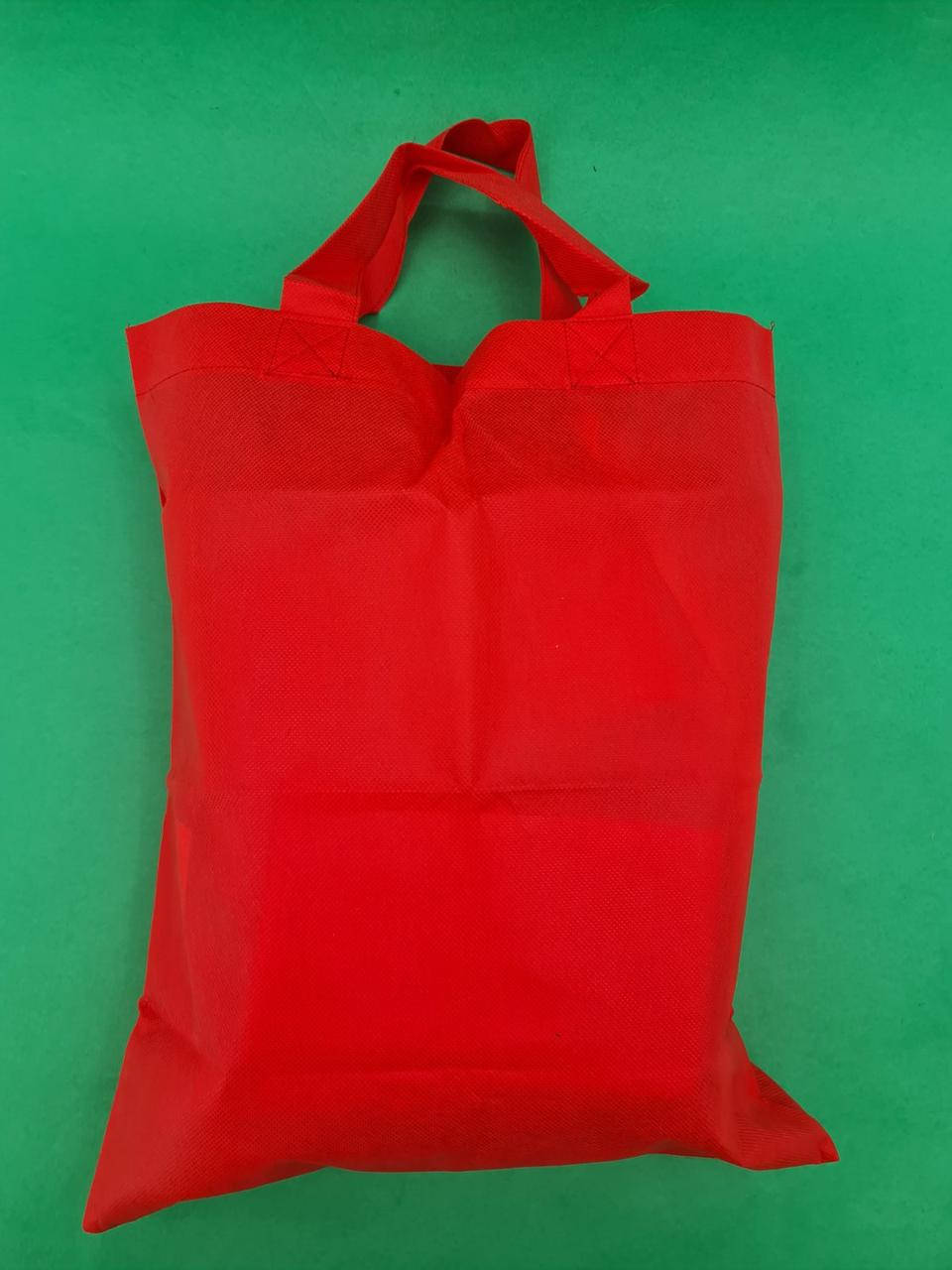 

Сумка красная (спанбонд) 33х38 см ручка 16 см (1 шт), Красный
