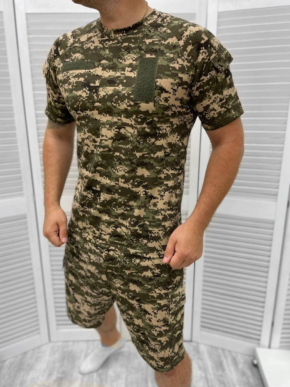 

Костюм армейский летний пиксель шорты + футболка S-XXL размер