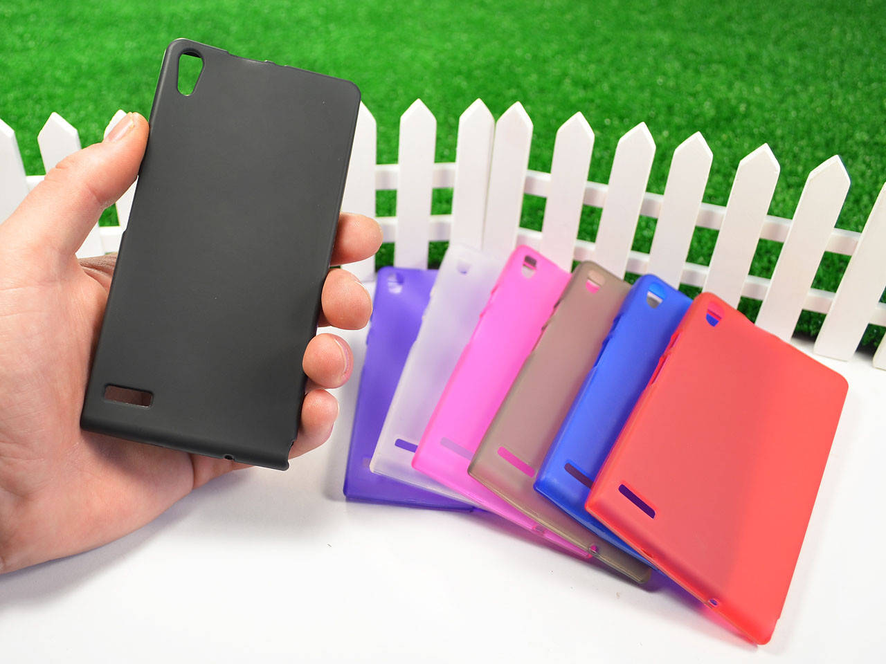 

Силиконовый TPU чехол для Huawei Ascend P6