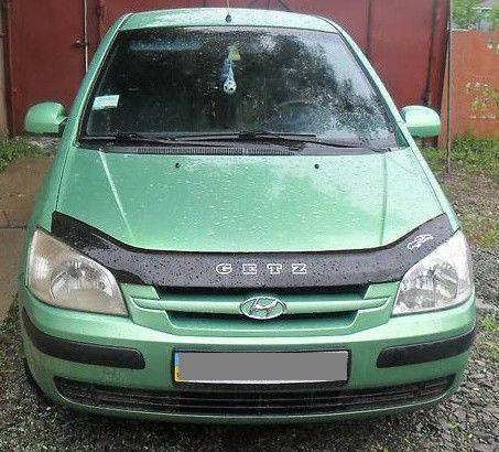 

Дефлектор капота 2002-2005 (VIP) для Hyundai Getz
