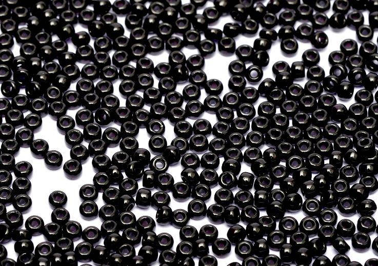 

Японський бісер Miyuki Круглий 11/0 0401 Black
