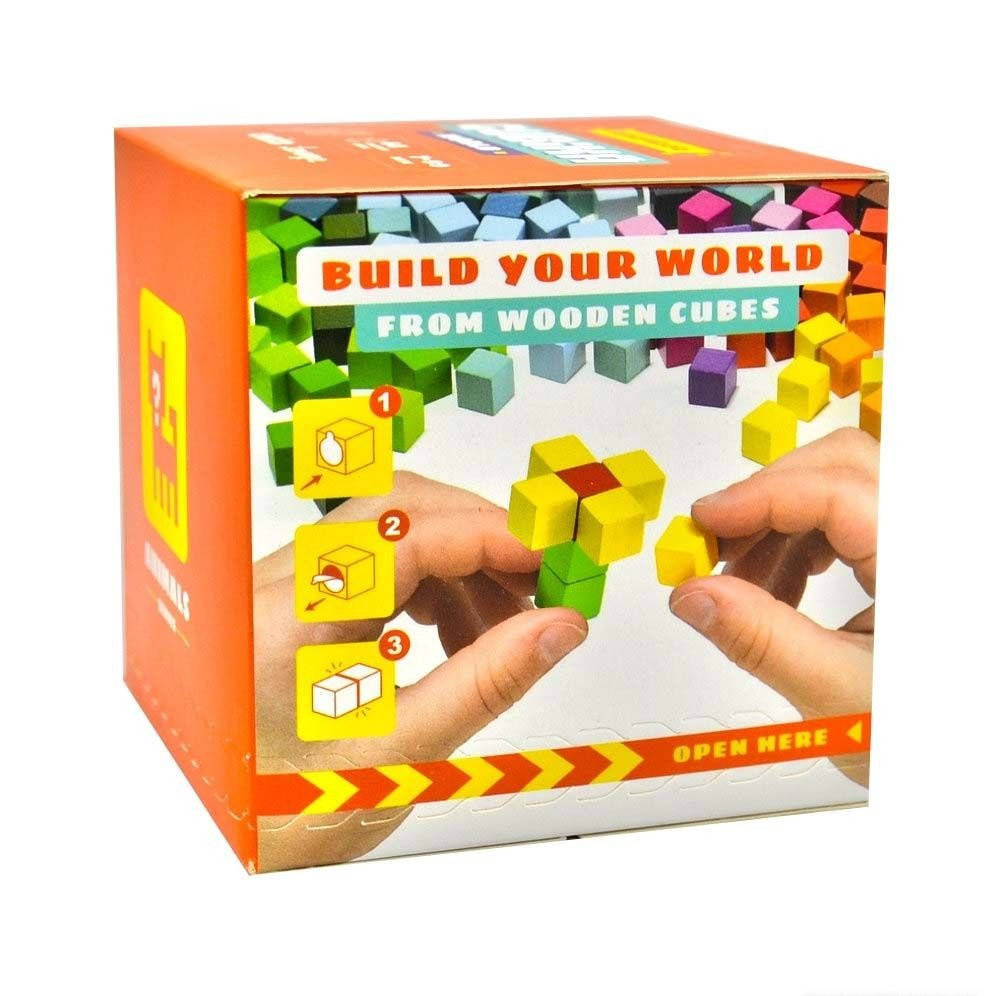 

Деревяний конструктор сюрприз Cubika World (15177)