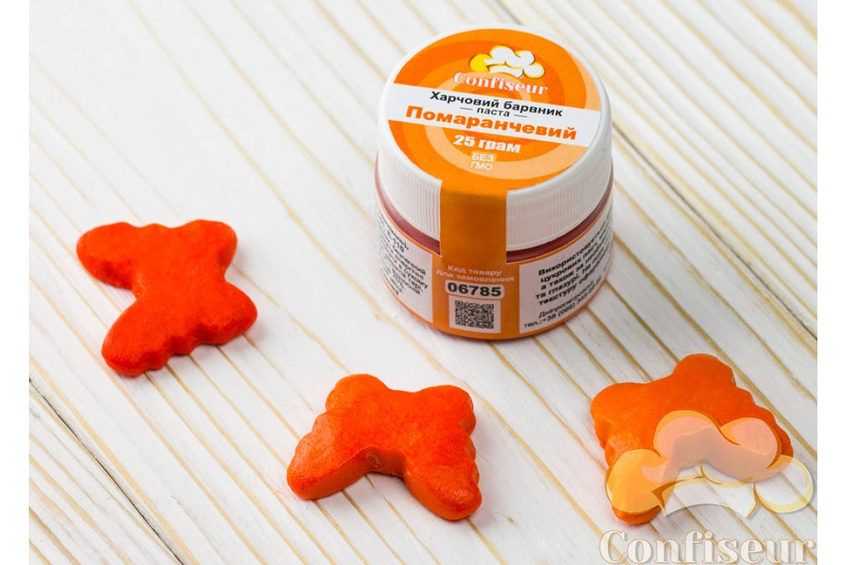 

Барвник гелевий паста Confiseur Помаранчевий