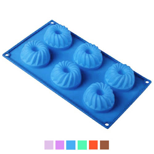 

Силіконова форма для кексів "Куличі" 6 шт/л