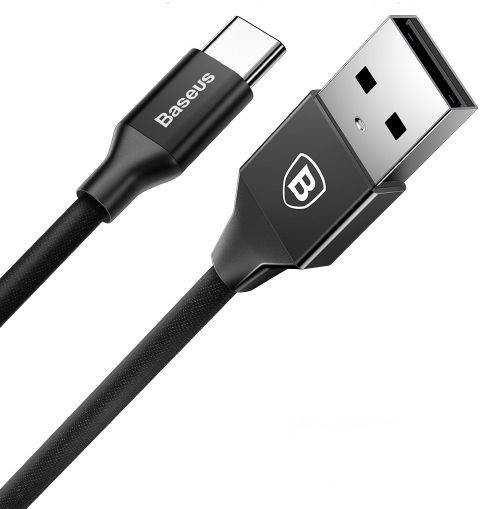 

Кабель для телефона планшета BASEUS Yiven Type-С 120см |3A| Черный