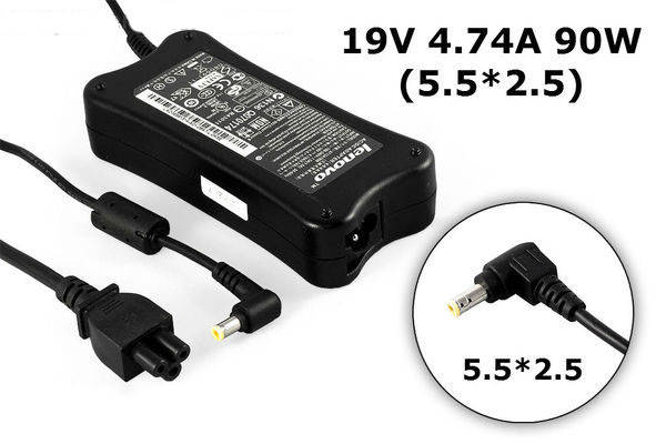 

Блок питания для ноутбука Lenovo 19V 4.74A 90W 5.5*2.5mm