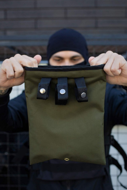 

Військовий підсумок для скидання магазинів АК Without Khaki тактичний 100% поліестер, Зелёный