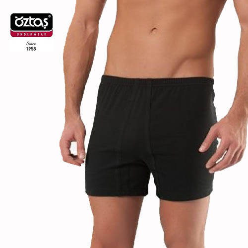 

Трусы мужские свободные черные Oztas A-1117 XL, Черный