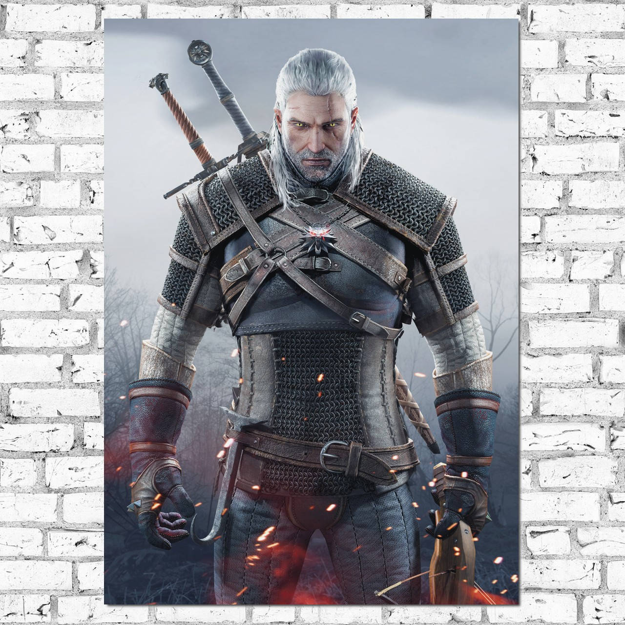 

Плакат "Ведьмак, Геральт на поле боя, Witcher" (артикул 2017)