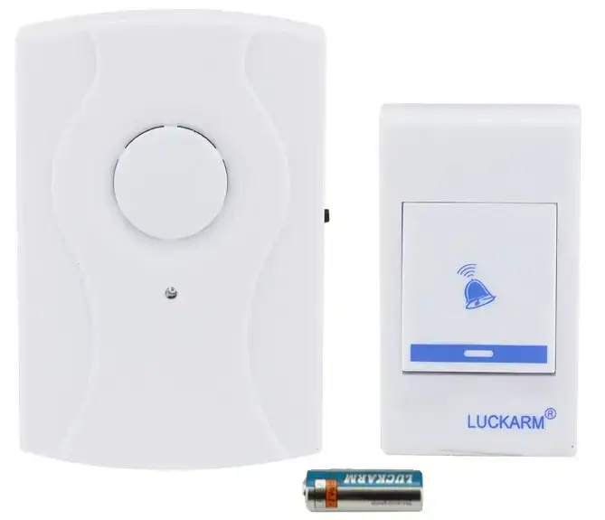 

Беспроводной дверной звонок от розетки 220V Luckarm Intelligent 601, Белый