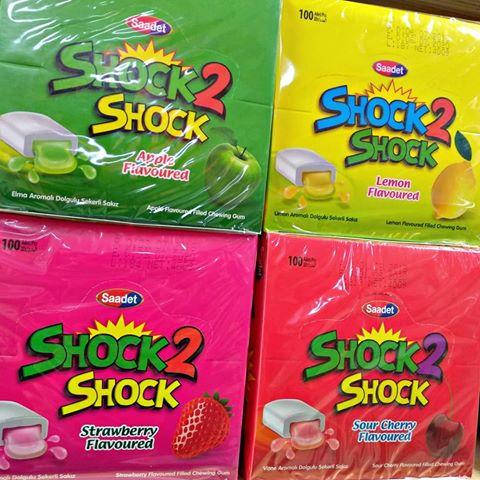 

Жвачка Shock 2 100шт\уп