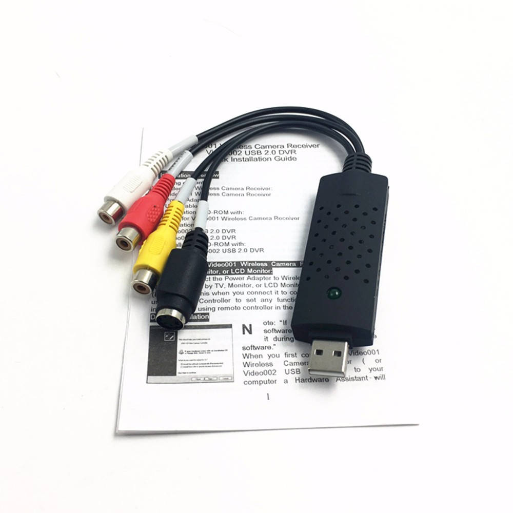 

Карта видео захвата конвертер из RCA(тюльпаны) в USB переходник, звук