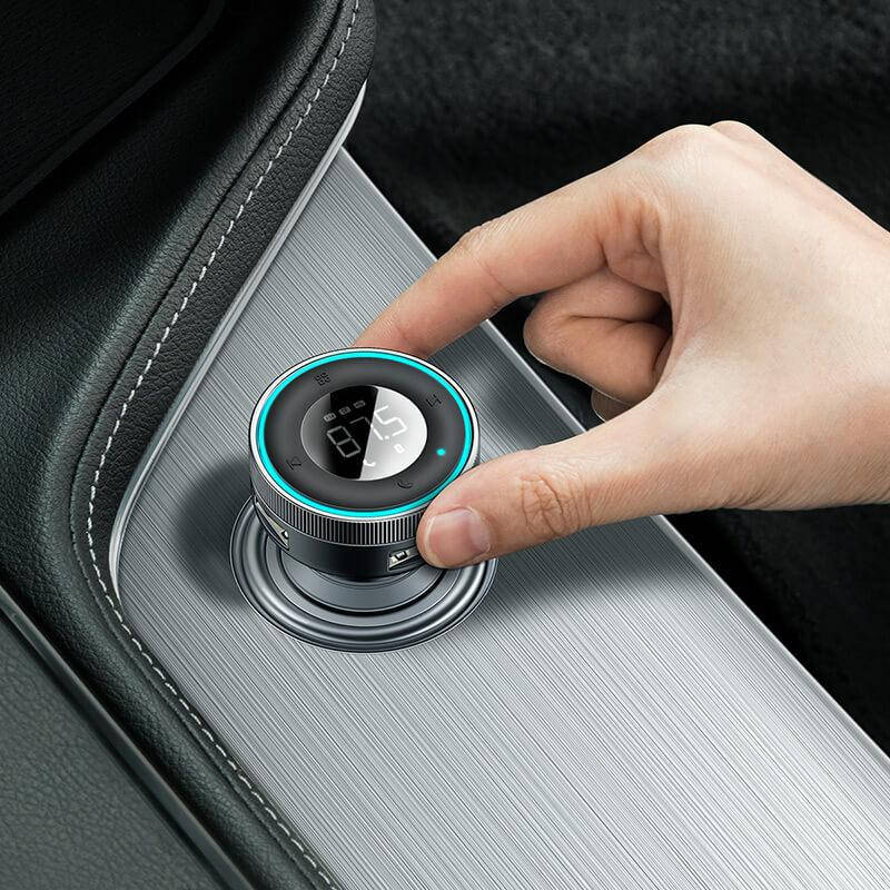 

Авто-fm модулятор Bluetooth гарнитура трансмиттер BASEUS Enjoy 2USB + 3.4A