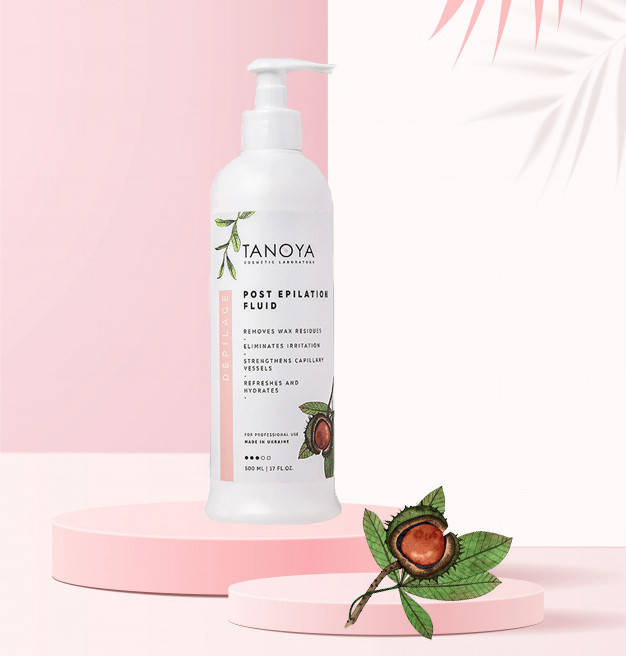 

Флюид для тела после депиляции и шугаринга с дозатором Tanoya удаление остатков воска Таноя 500 мл