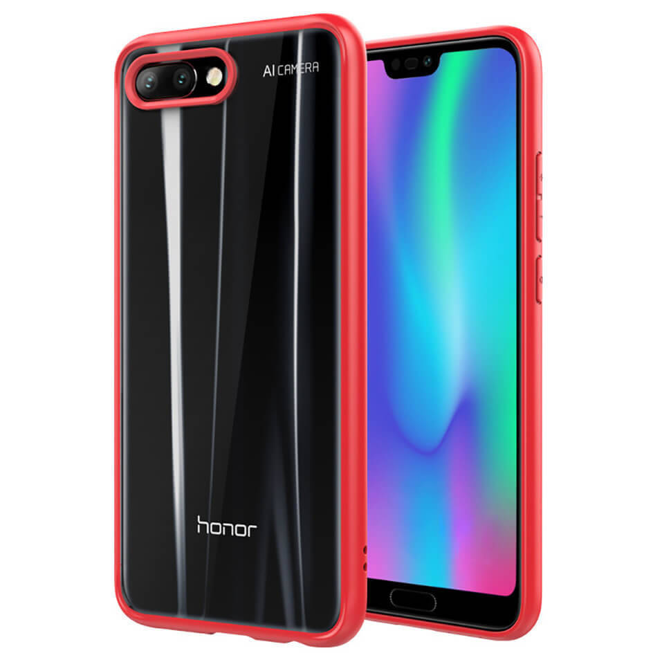 

Чехол Shell для Honor 10 Transparent / Red