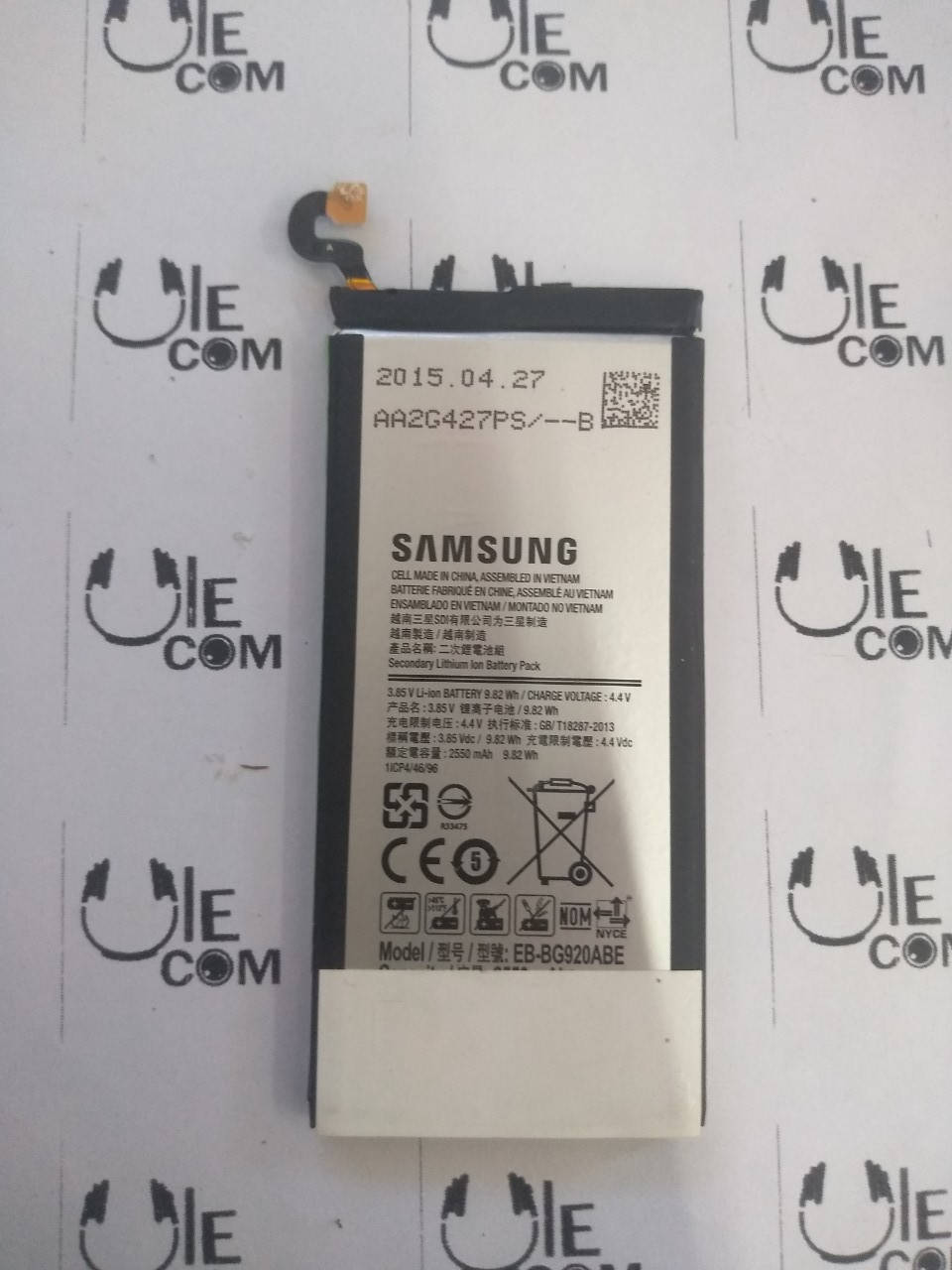 

Аккумулятор Samsung G920FD Galaxy S6 DUOS Samsung G920F / EB-BG920ABE (2550 mAh)