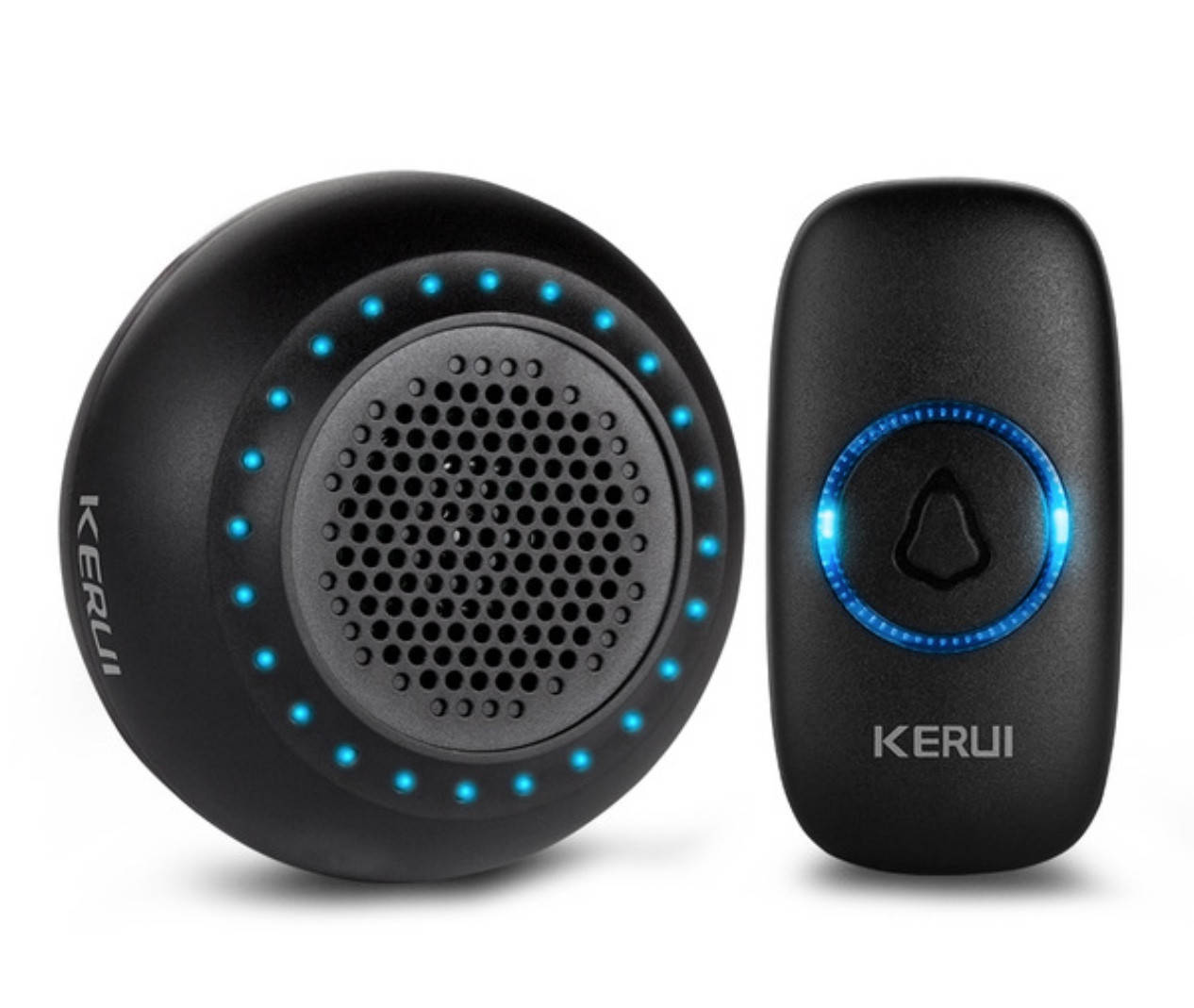 

Беспроводной дверной звонок 433МГц 32 мелодии KERUI M523 сигнализация, Белый