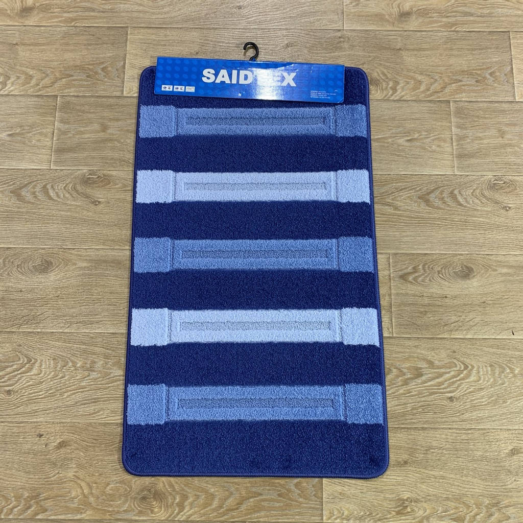 

Коврик для ванной комнаты 60х100 Saidtex 2582 D.Blue, Синий