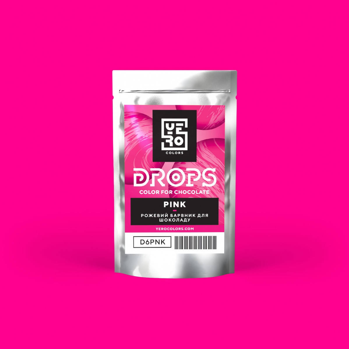 

Краситель для шоколада YERO COLORS Розовый в дропсах