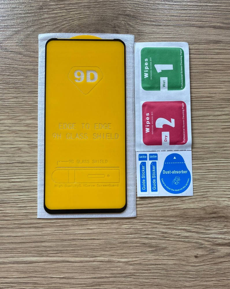 

Защитное 9D стекло для Xiaomi Redmi Note 9, Черный