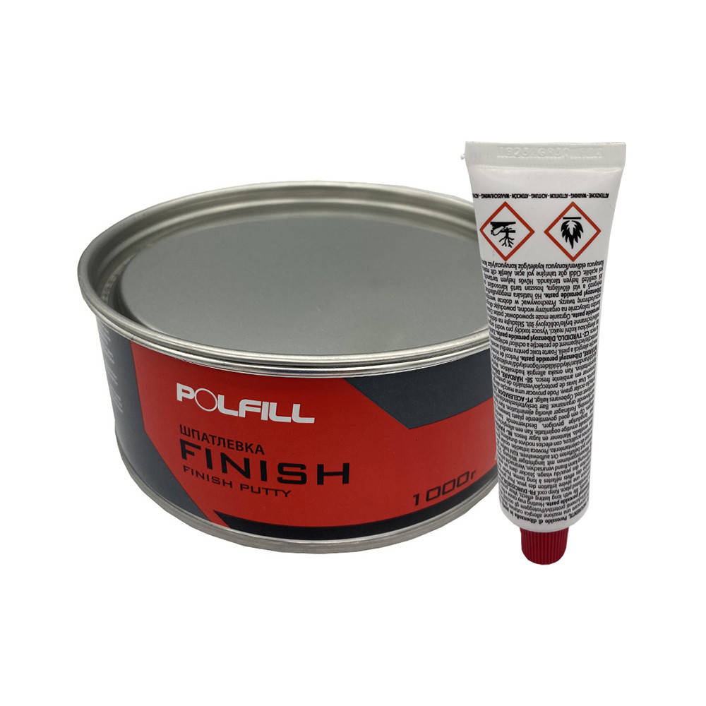 

Шпатлевка финишная, с отвердителем, Polfill, 1kg, 43124