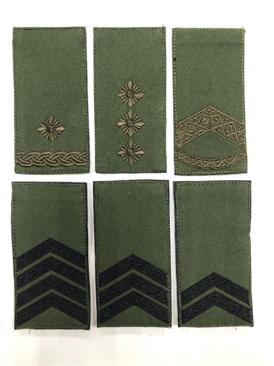 

Погоны ВСУ на липучке (всех званий), Хаки