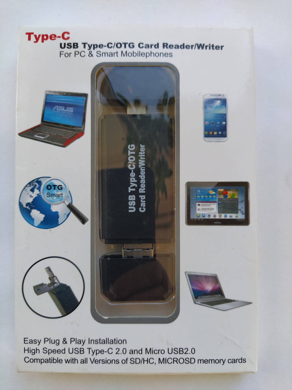 

Картрідер Card Reader USB 2.0 OTG micro USB SD Micro SD