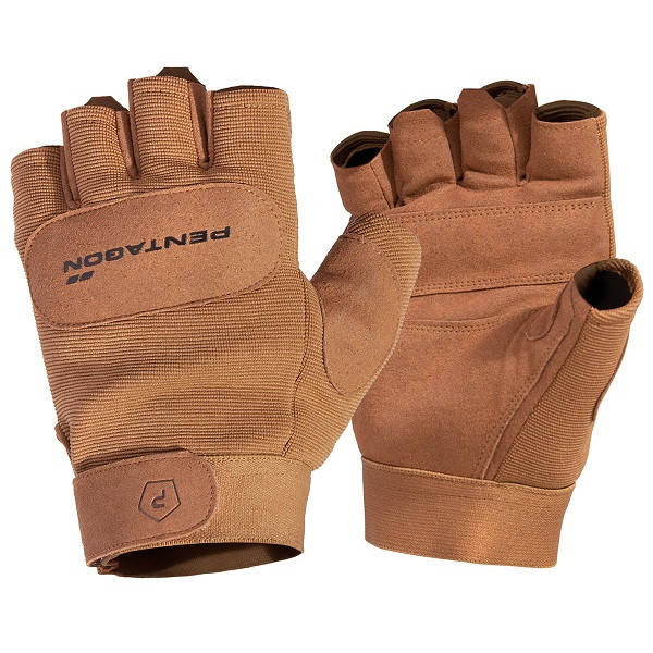 

Перчатки военные Pentagon Mechanic Gloves 1/2 Coyote XXL (P20010-SH-03)