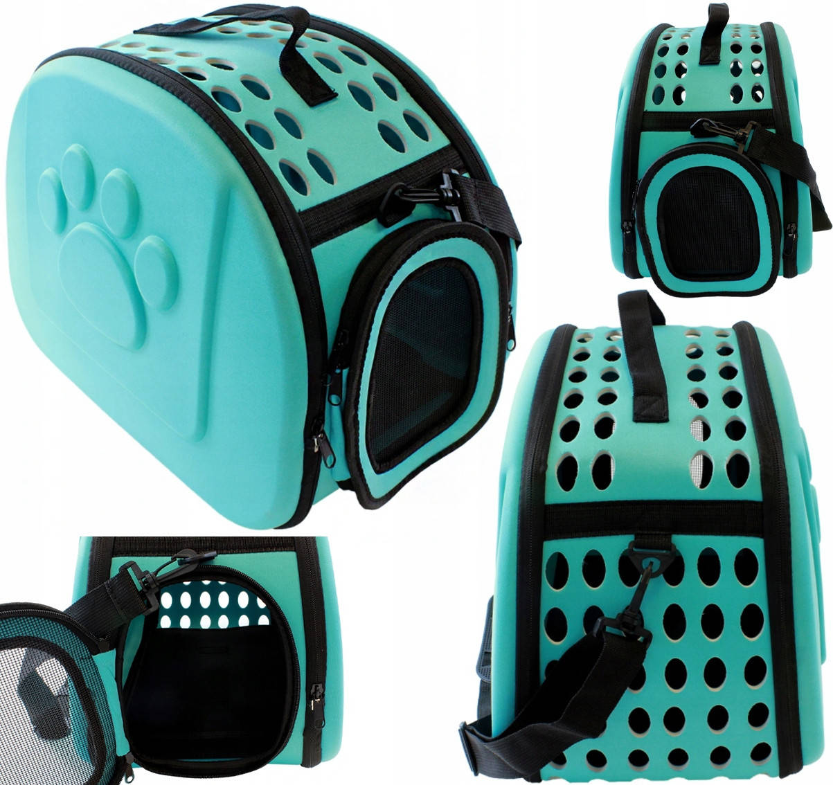 

Переноска сумка транспортер для собак / кошек XXL голубый AG644J, Голубой