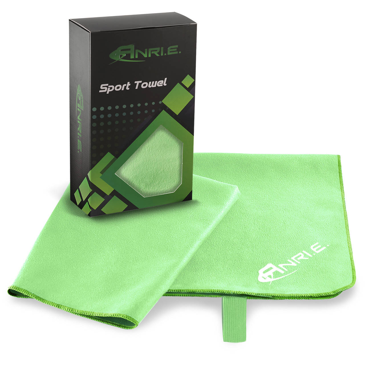 

Полотенце Спортивное ANRI.E. 50х100 см – Полотенце из Микрофибры для занятий спортом и туризма - Салатовий