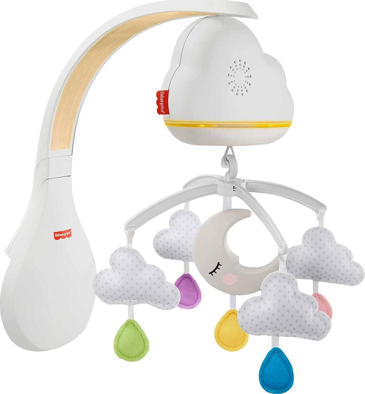 

Мобиль ночник Фишер Прайс Успокаивающие облачка ​​Fisher-Price Calming Clouds Mobile Soother Crib Toy Nursery