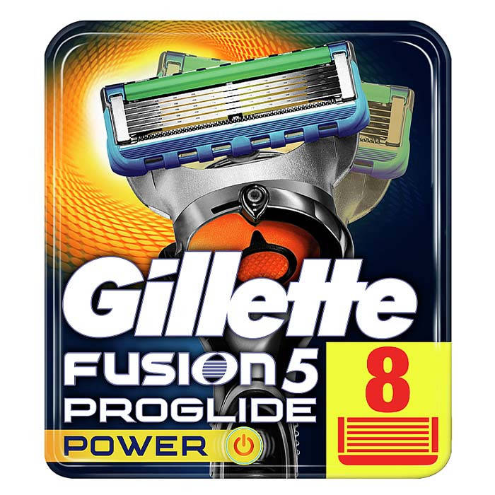 

Сменные кассеты для бритья Gillette Fusion 5 Proglide Power 8 шт